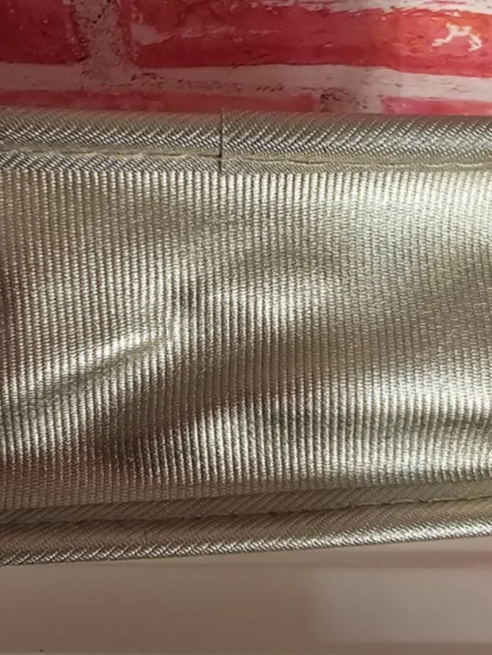 Vintage Mary Kay Champagne Gold Miniture Lipstick Makeup Pouch 4.5x5